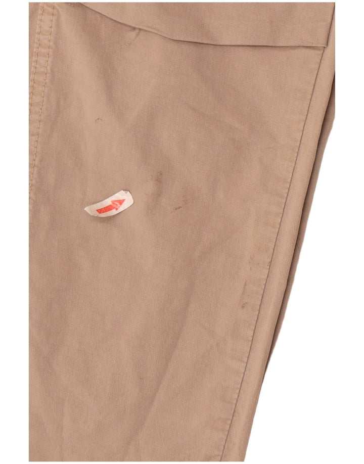 Jack & Jones Mens Slim Cargo Trousers W30 L34 Beige Cotton