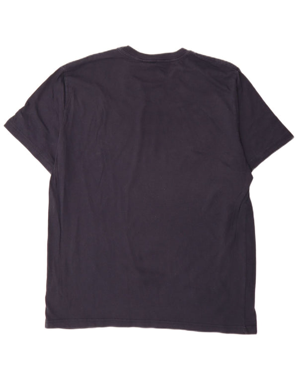 Nike Mens Graphic T-Shirt Top UK 50/52 2XL Navy Blue Cotton