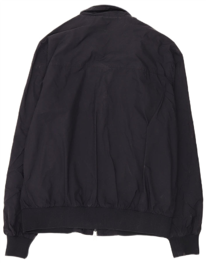North Sails Mens Bomber Jacket UK 44 2XL Navy Blue Polyamide