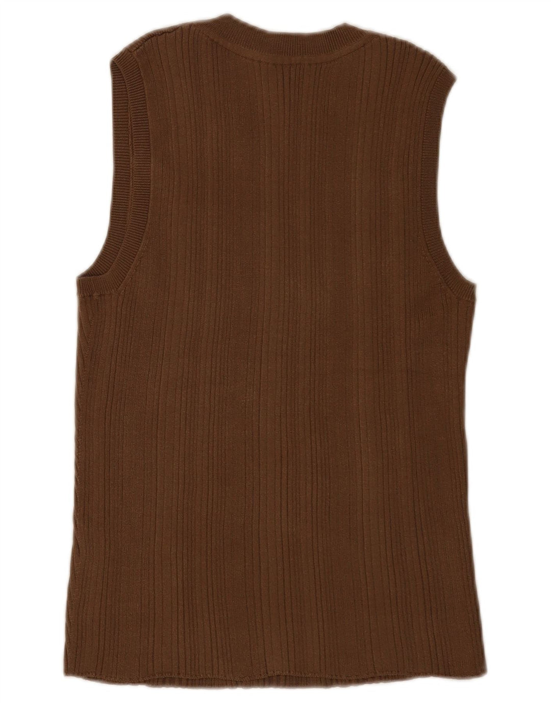 Hugo Boss Womens Vest Top UK 18 XL Brown Viscose