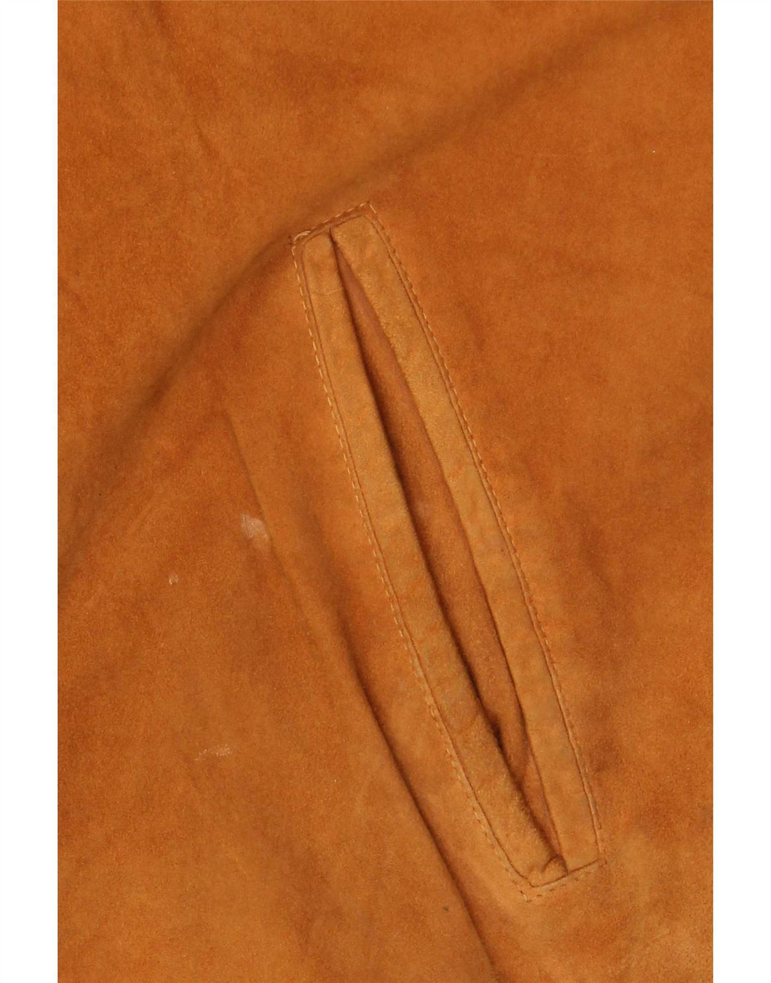 Vintage Mens Suede Bomber Jacket IT 54 2XL Brown Leather