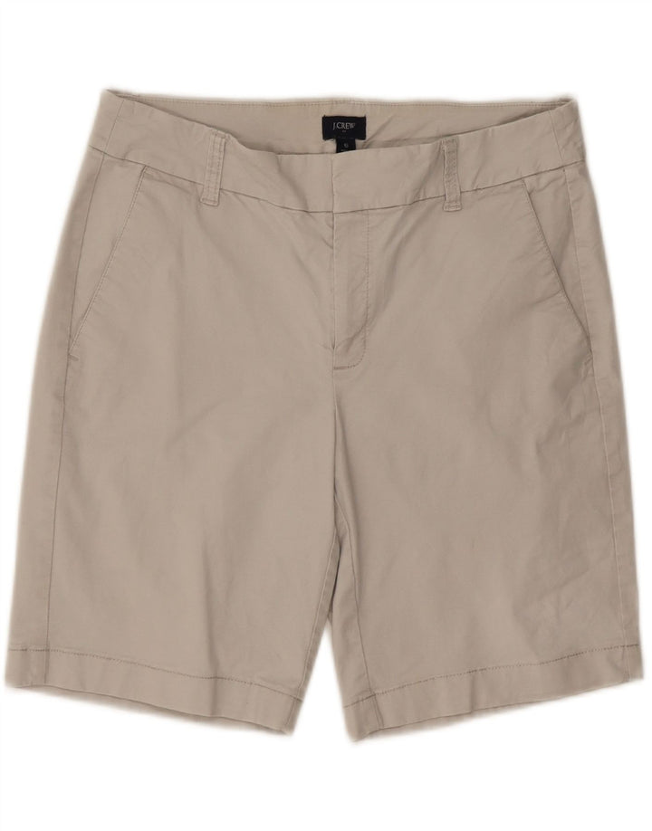 J. CREW Womens Chino Shorts US 6 Medium W30  Grey Cotton Vintage J. Crew and Second-Hand J. Crew from Messina Hembry 