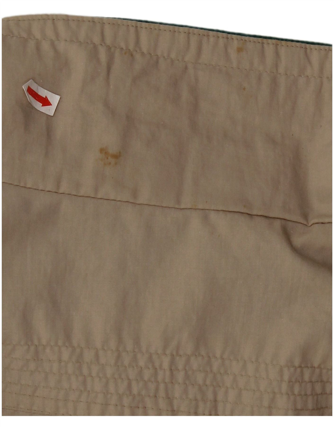 Vintage Mens Bomber Jacket IT 52 XL Beige Polyester