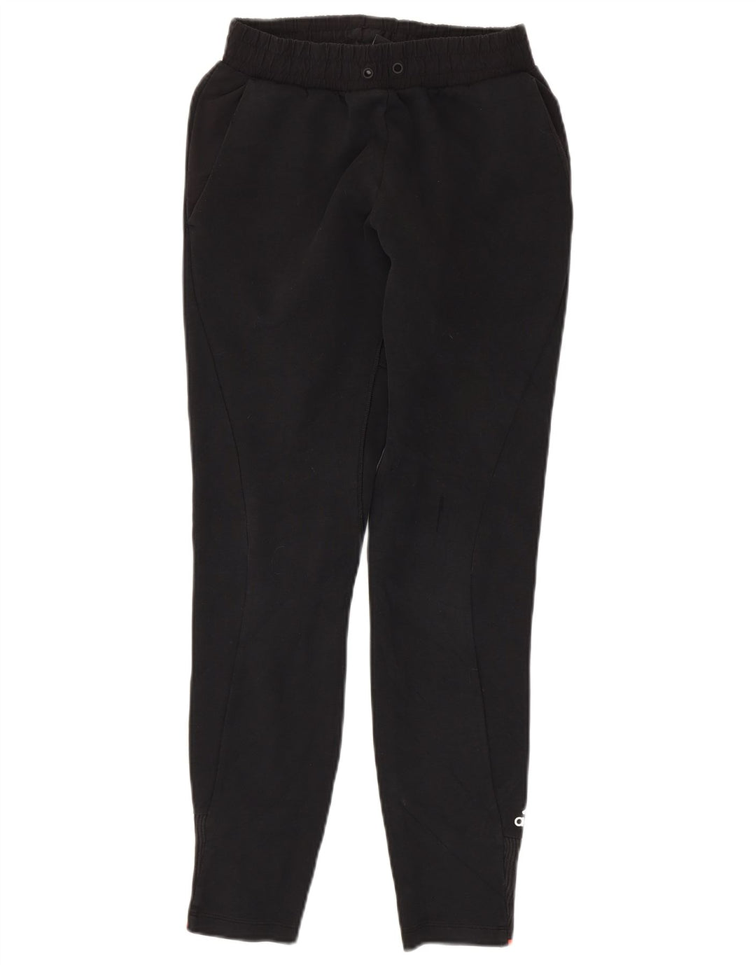 Adidas Womens Tracksuit Trousers Joggers Small  Black Cotton