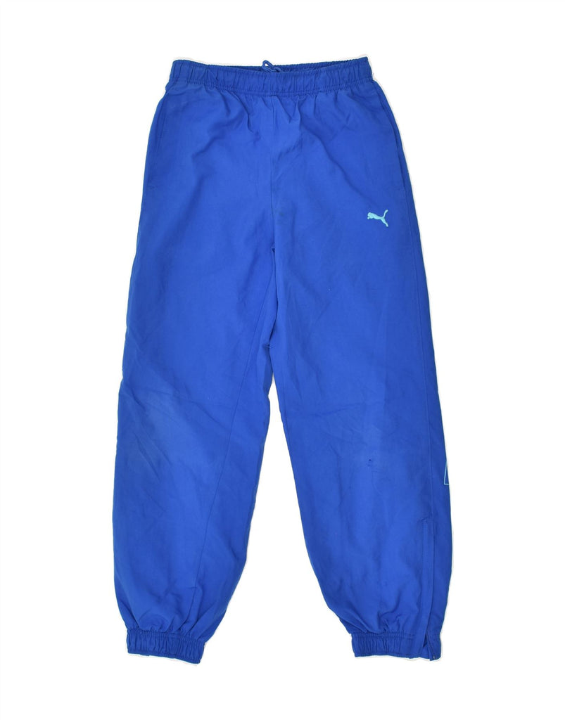 PUMA Boys Graphic Tracksuit Trousers Joggers 9-10 Years  Blue | Vintage Puma | Thrift | Second-Hand Puma | Used Clothing | Messina Hembry 