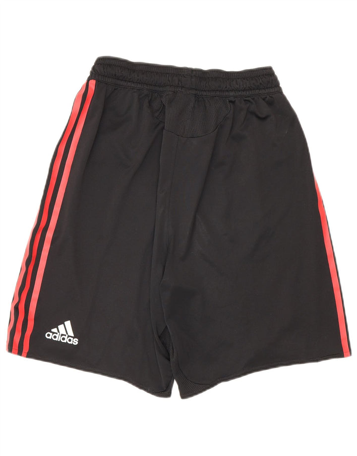 Adidas Mens AC Milan Sport Shorts Small Black Polyester