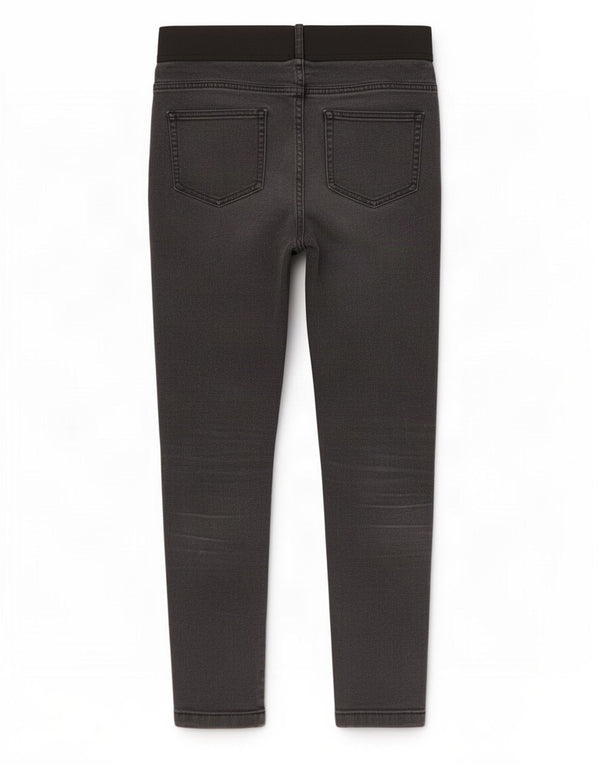 Marks & Spencer Womens Jegging Jeans UK 12 Medium W32 L28 Black Cotton