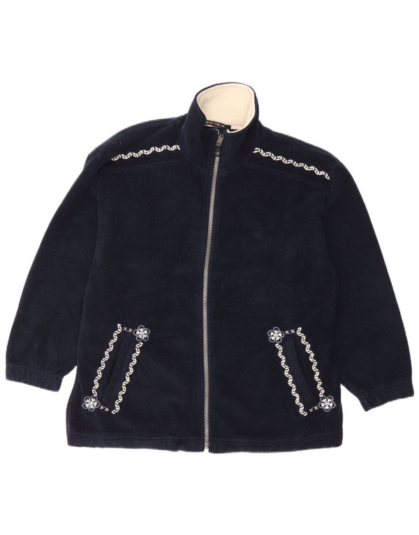 Campagnolo Womens Fleece Jacket UK 14 Medium Navy Blue
