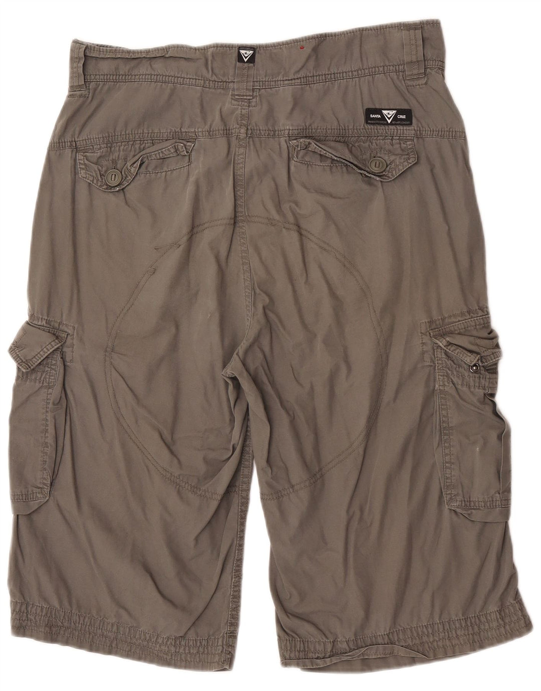 O'Neill Mens Cargo Shorts W30 Medium Grey Cotton