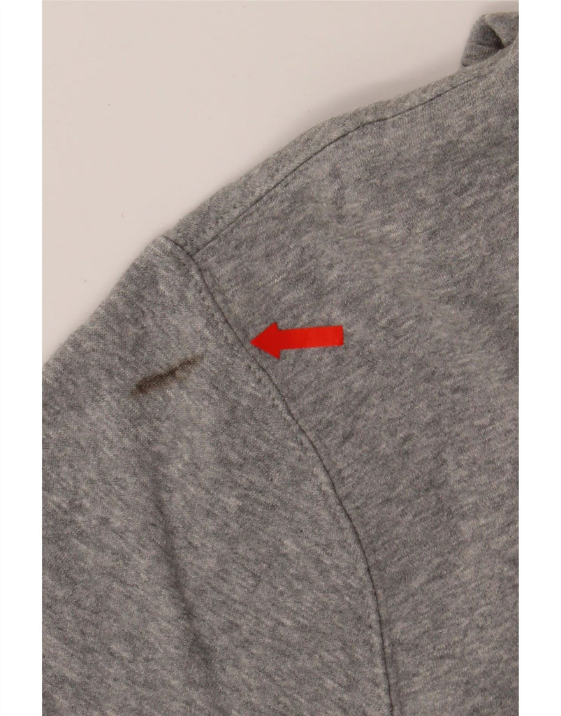 NIKE Mens Lakers Graphic Hoodie Jumper Medium Grey Cotton Vintage Nike and Second-Hand Nike from Messina Hembry 