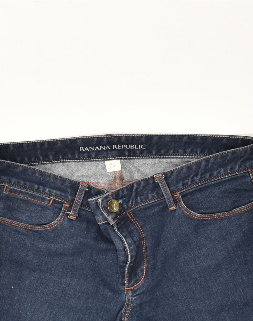 BANANA REPUBLIC Womens Bootcut Jeans W29 L32  Blue Cotton | Vintage Banana Republic | Thrift | Second-Hand Banana Republic | Used Clothing | Messina Hembry 