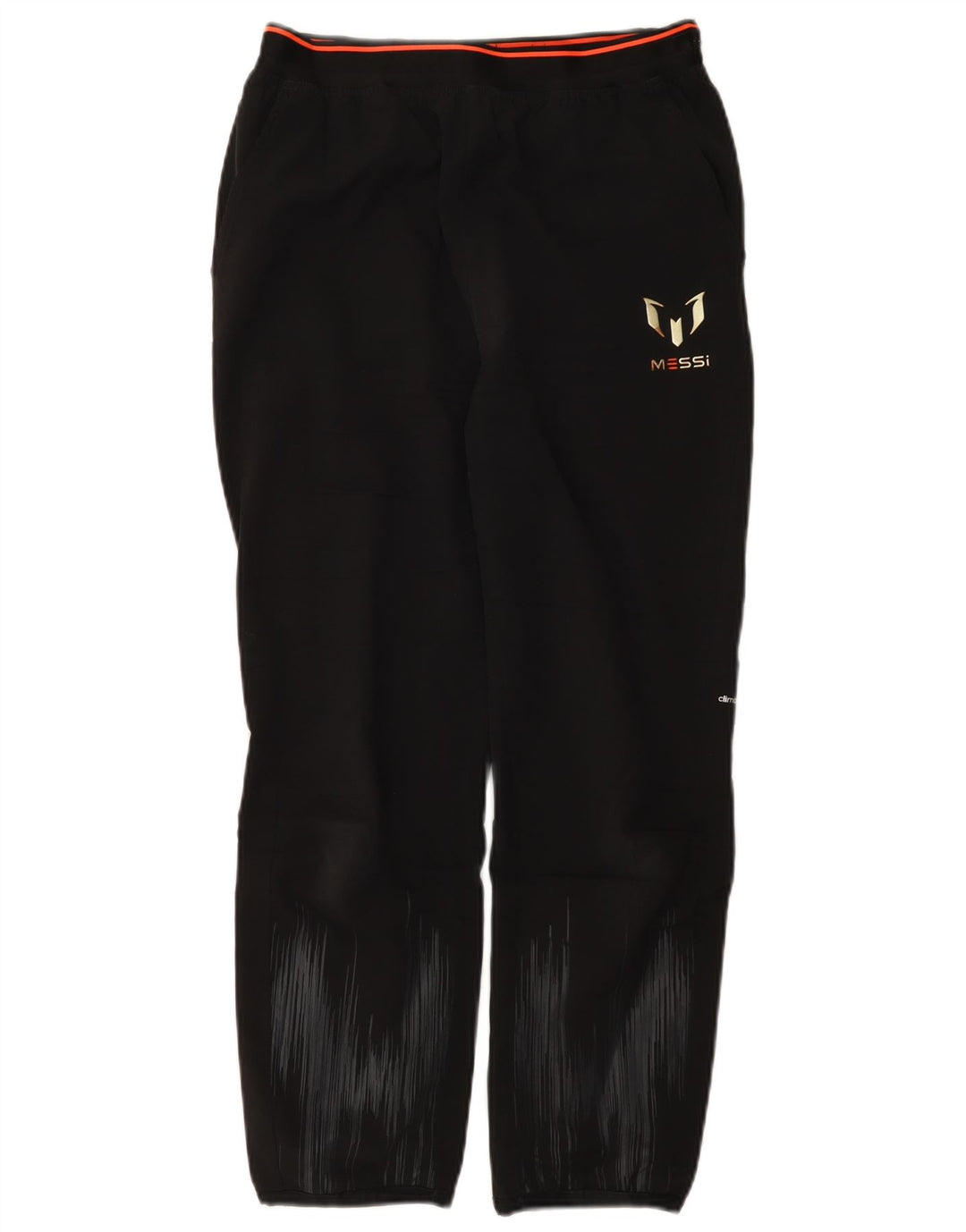 Adidas Boys MESSI Tracksuit Trousers 12-13 Years Black Polyester