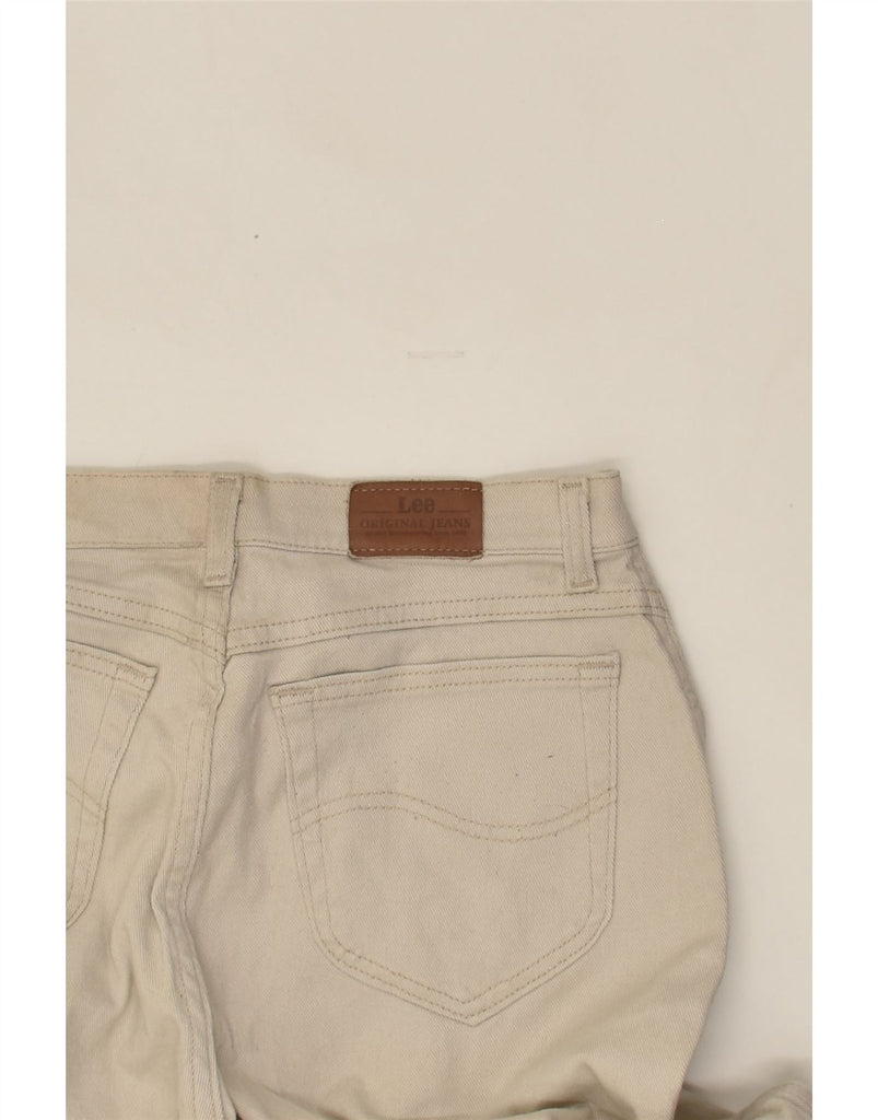 LEE Womens Tapered Jeans US 12 Large W30 L29 Beige Cotton | Vintage Lee | Thrift | Second-Hand Lee | Used Clothing | Messina Hembry 