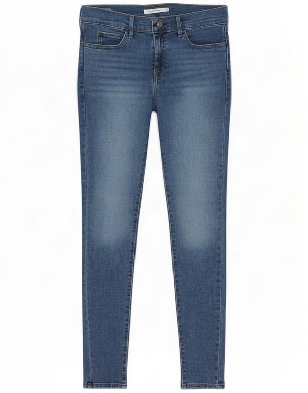 Levi's Womens 710 Super Skinny Jeans W27 L30 Blue Cotton