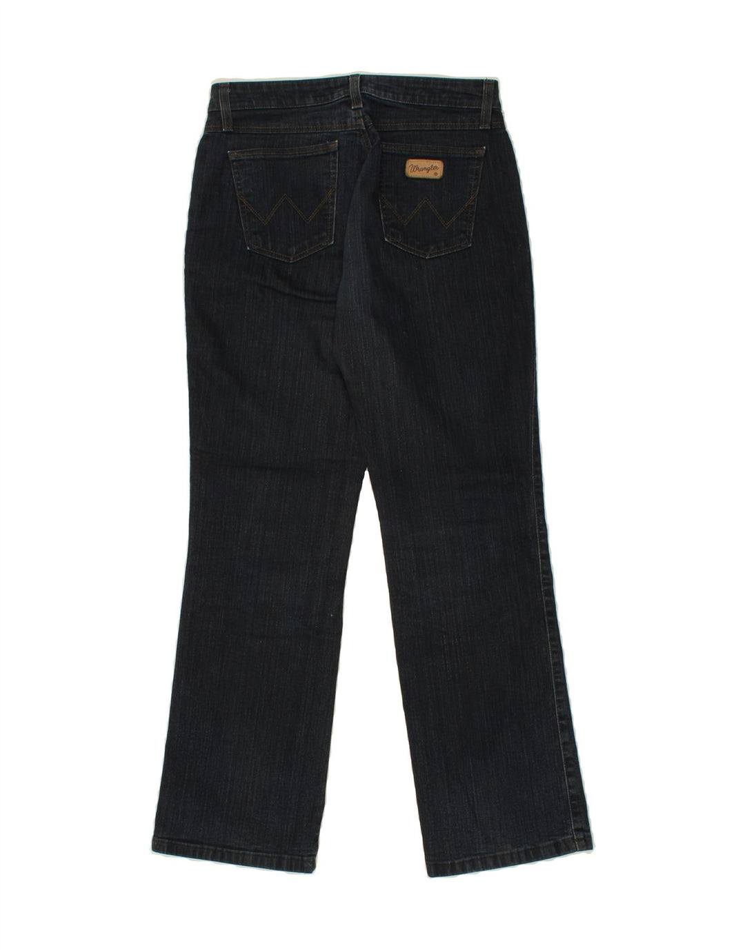 WRANGLER Womens Straight Jeans W28 L30 Navy Blue Vintage Wrangler and Second-Hand Wrangler from Messina Hembry 
