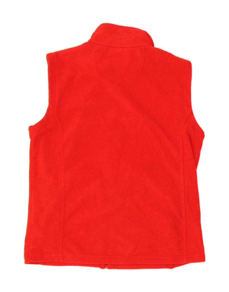 REGATTA Mens Fleece Gilet UK 40 Large Red Polyester Vintage Regatta and Second-Hand Regatta from Messina Hembry 
