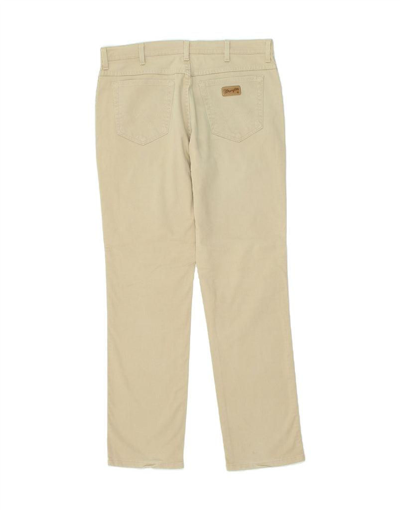 WRANGLER Mens Texas Straight Chino Trousers W38 L34 Beige Cotton Vintage Wrangler and Second-Hand Wrangler from Messina Hembry 