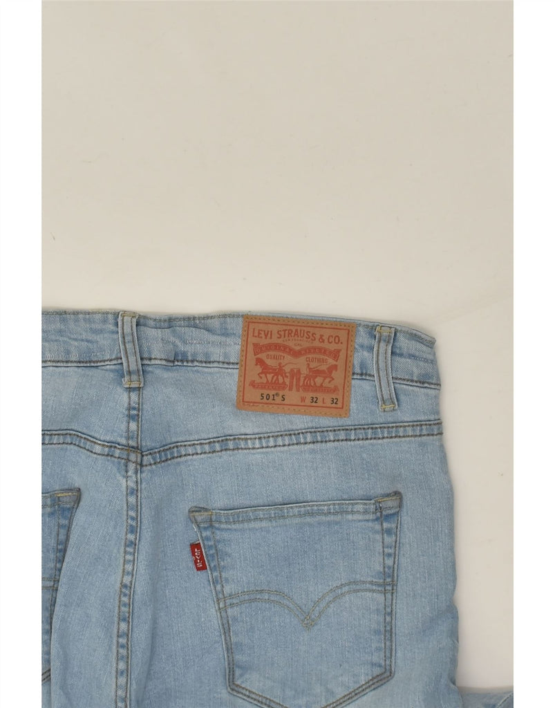 LEVI'S Mens 501 Regular Fit Straight Jeans W32 L32 Blue Cotton | Vintage Levi's | Thrift | Second-Hand Levi's | Used Clothing | Messina Hembry 