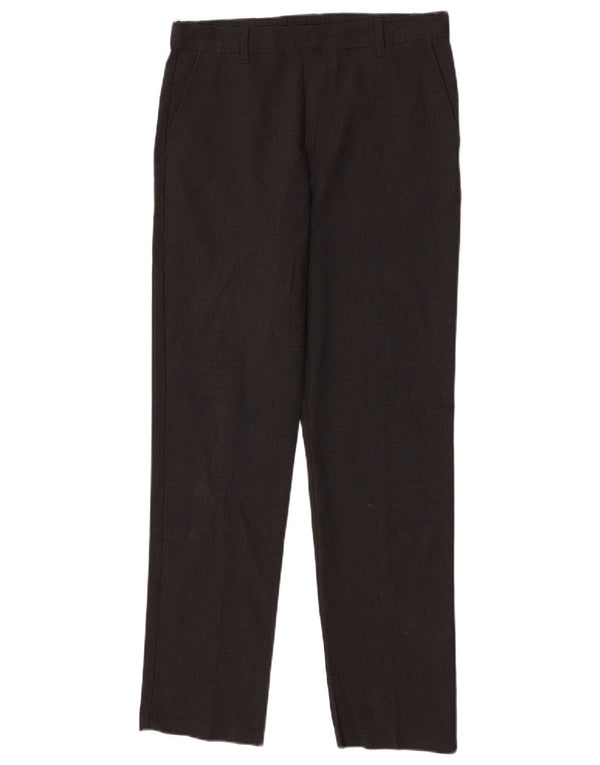 MARKS & SPENCER Boys Straight Chino Trousers 14-15 Years W29 L29 Grey