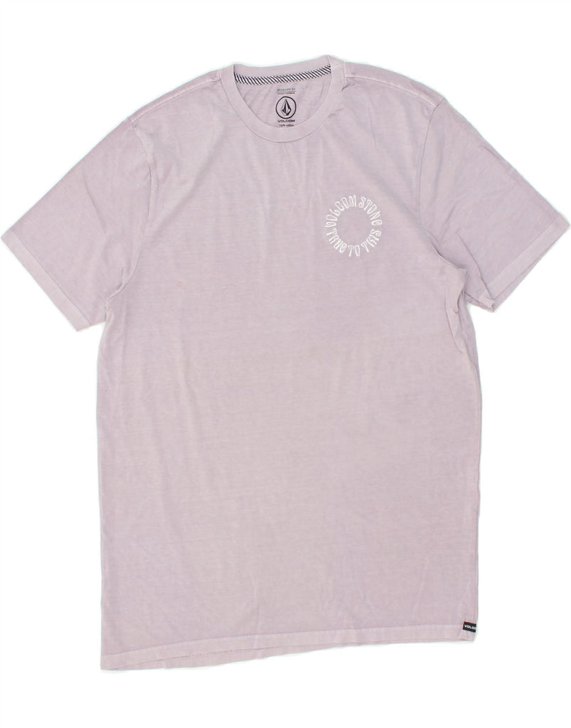 VOLCOM Mens Modern Fit T-Shirt Top Medium Pink Cotton | Vintage Volcom | Thrift | Second-Hand Volcom | Used Clothing | Messina Hembry 