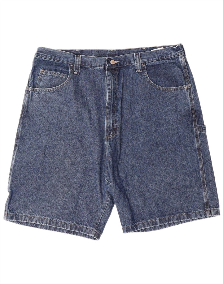 WRANGLER Mens Cargo Denim Shorts W40 XL Blue Cotton