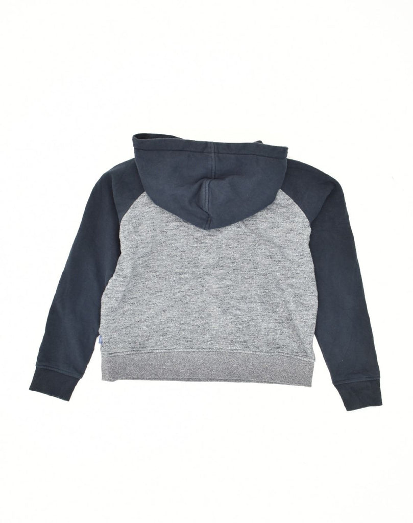 JACK & JONES Boys Graphic Hoodie Jumper 9-10 Years Navy Blue Colourblock | Vintage Jack & Jones | Thrift | Second-Hand Jack & Jones | Used Clothing | Messina Hembry 