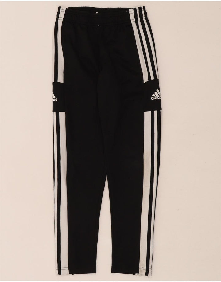Adidas Boys Aeroready Tracksuit Trousers 9-10 Years Black Polyester