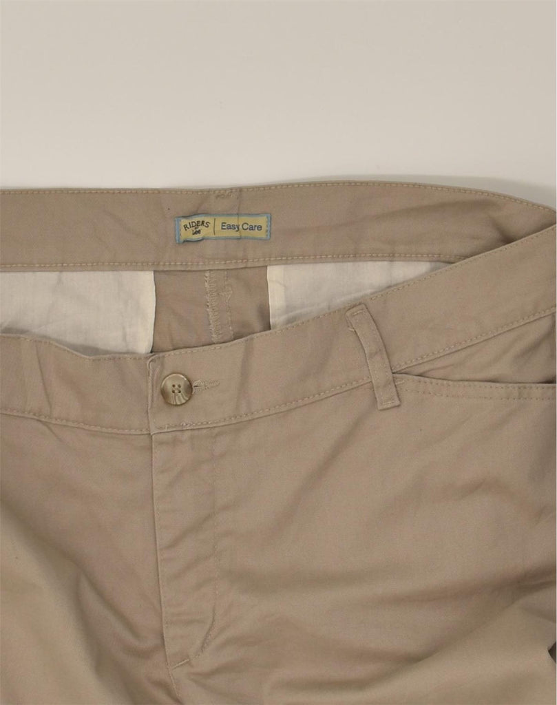 LEE Womens Riders Straight Casual Trousers UK 16 Large W34 L30 Grey Cotton | Vintage Lee | Thrift | Second-Hand Lee | Used Clothing | Messina Hembry 