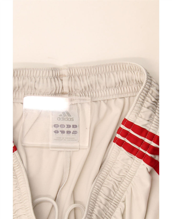 Adidas Mens Climalite Sport Shorts Large White Polyester