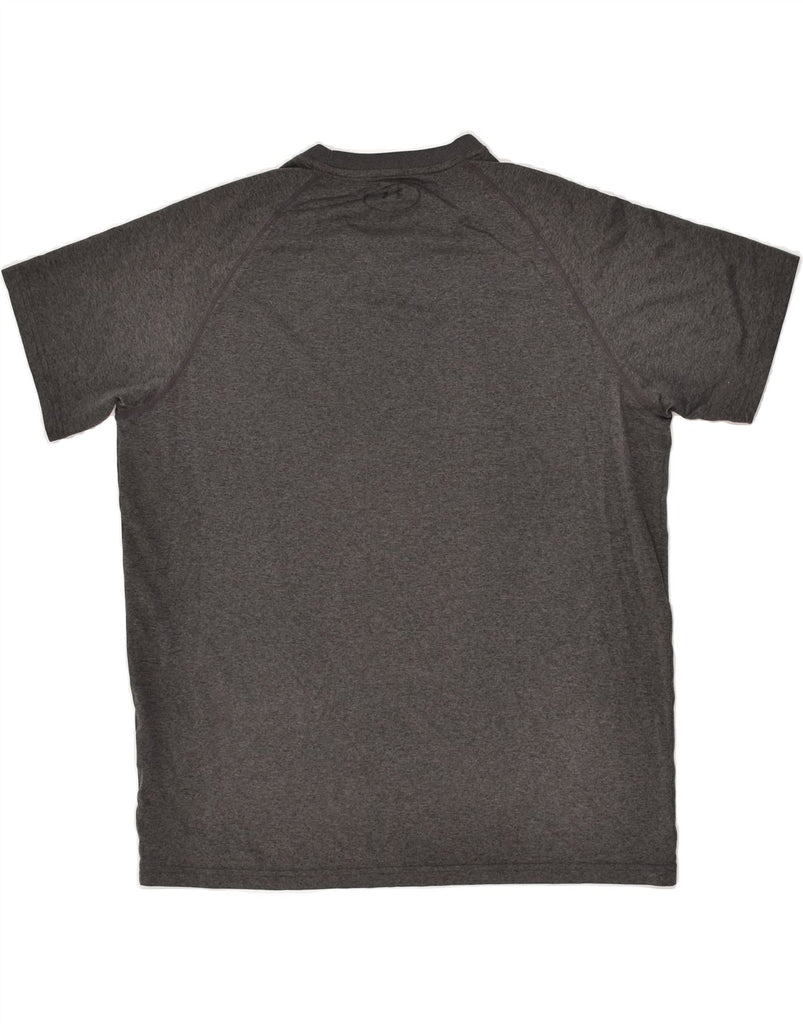 UNDER ARMOUR Mens T-Shirt Top Medium Grey Flecked Polyester | Vintage Under Armour | Thrift | Second-Hand Under Armour | Used Clothing | Messina Hembry 