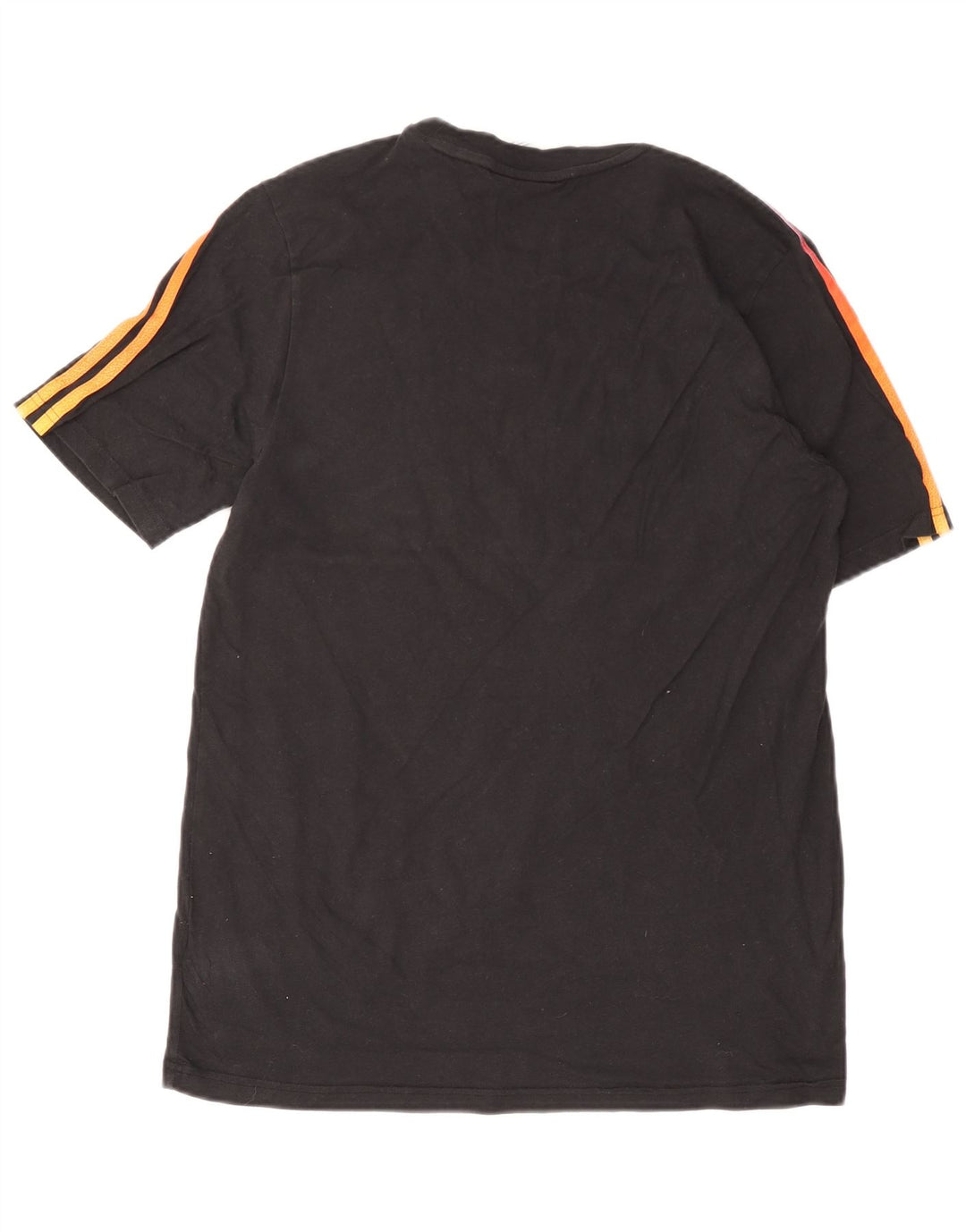 Adidas Mens T-Shirt Top Large Black Cotton