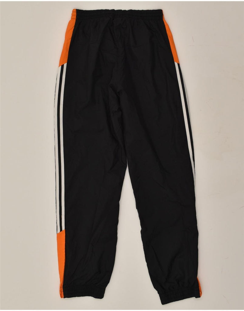 ADIDAS Mens Tracksuit Trousers Joggers Small Black Colourblock Polyester | Vintage Adidas | Thrift | Second-Hand Adidas | Used Clothing | Messina Hembry 