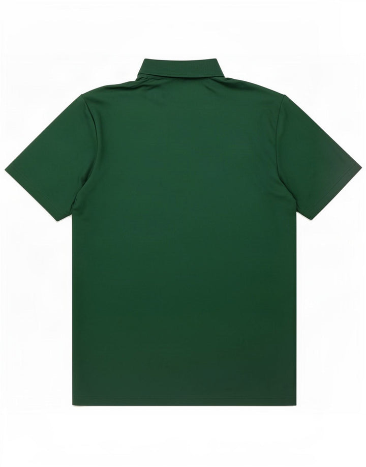 Adidas Mens Polo Shirt Large Green Polyester