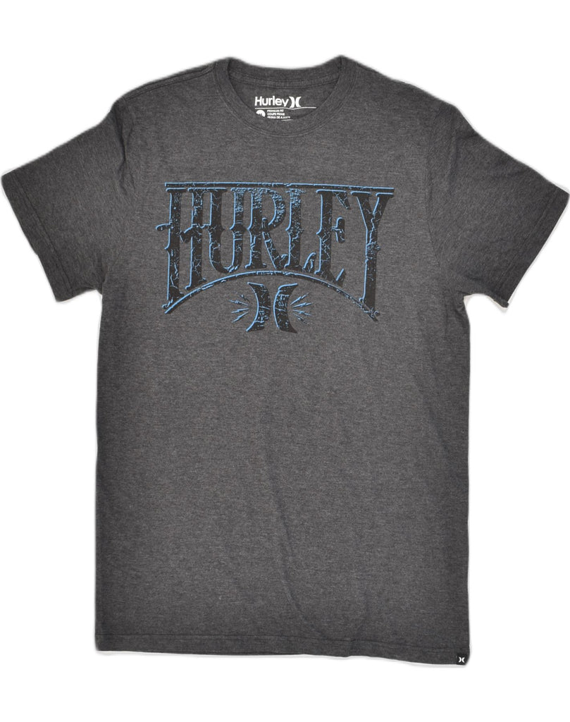 HURLEY Mens Premium Fit Graphic T-Shirt Top Medium Grey Cotton | Vintage Hurley | Thrift | Second-Hand Hurley | Used Clothing | Messina Hembry 