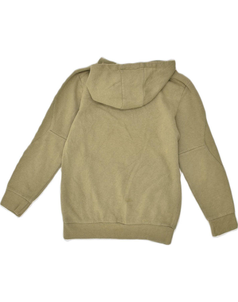 MCKENZIE Boys Graphic Hoodie Jumper 12-13 Years Khaki Cotton | Vintage Mckenzie | Thrift | Second-Hand Mckenzie | Used Clothing | Messina Hembry 