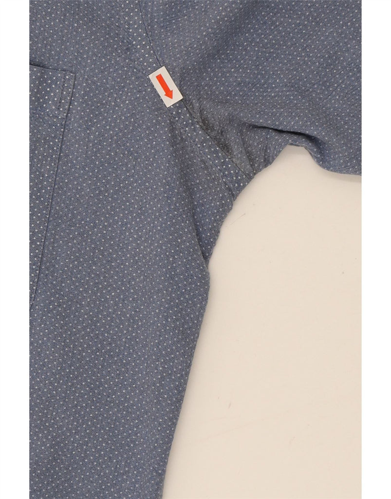 ZARA Mens Shirt Medium Blue Spotted Vintage Zara and Second-Hand Zara from Messina Hembry 