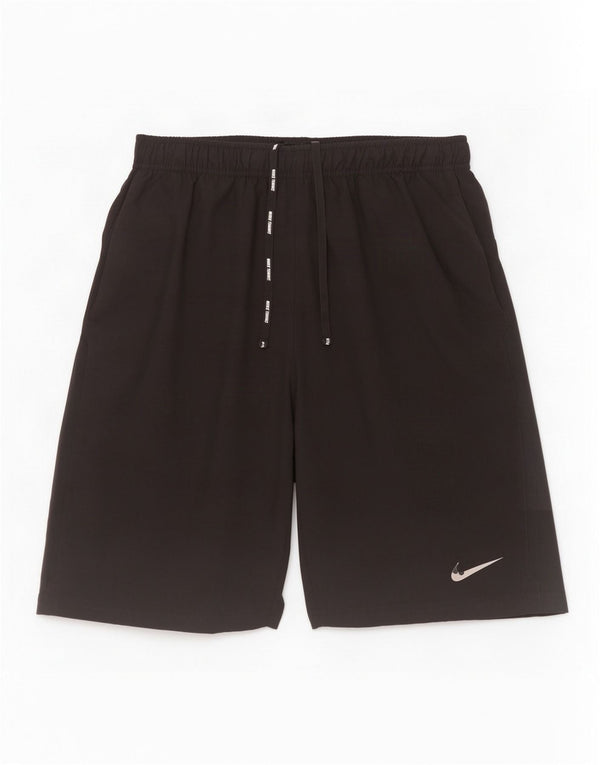 Nike Boys Dri Fit Sport Shorts 12-13 Years Large Black Polyester