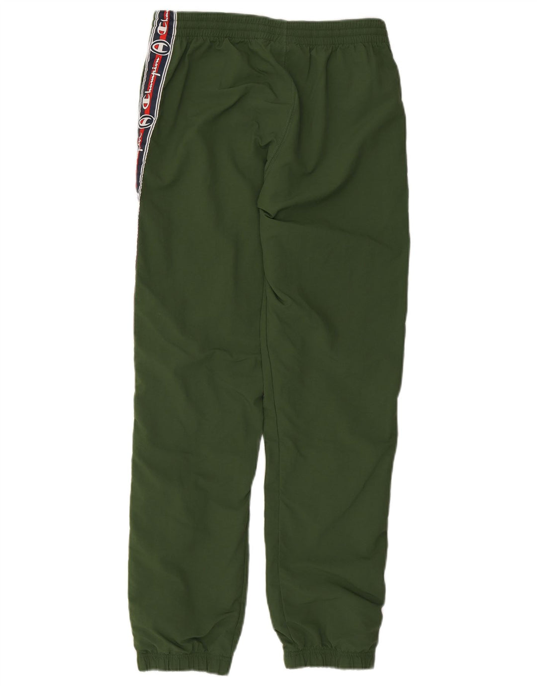 CHAMPION Mens Graphic Tracksuit Trousers Joggers Medium  Green Polyamide