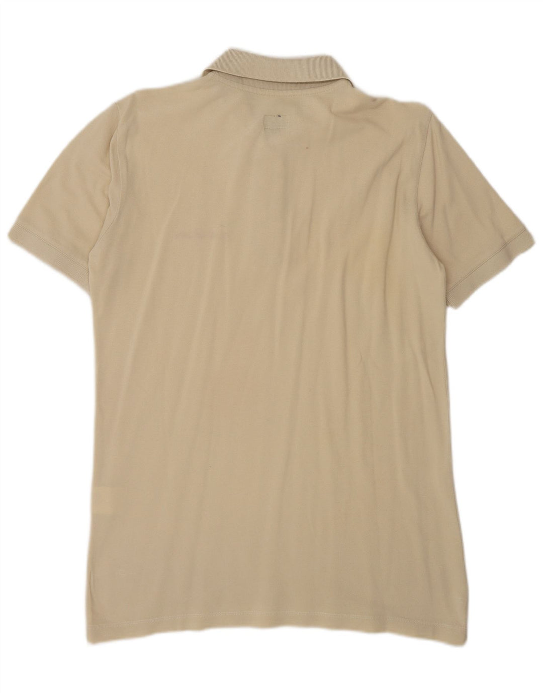 Calvin Klein Jeans Mens Polo Shirt Medium Beige Cotton