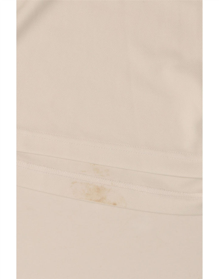 Adidas Mens Climalite T-Shirt Top XL White Polyester