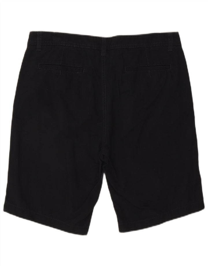 Dack's Mens Bermuda Shorts IT 50 Large W34 Navy Blue Cotton