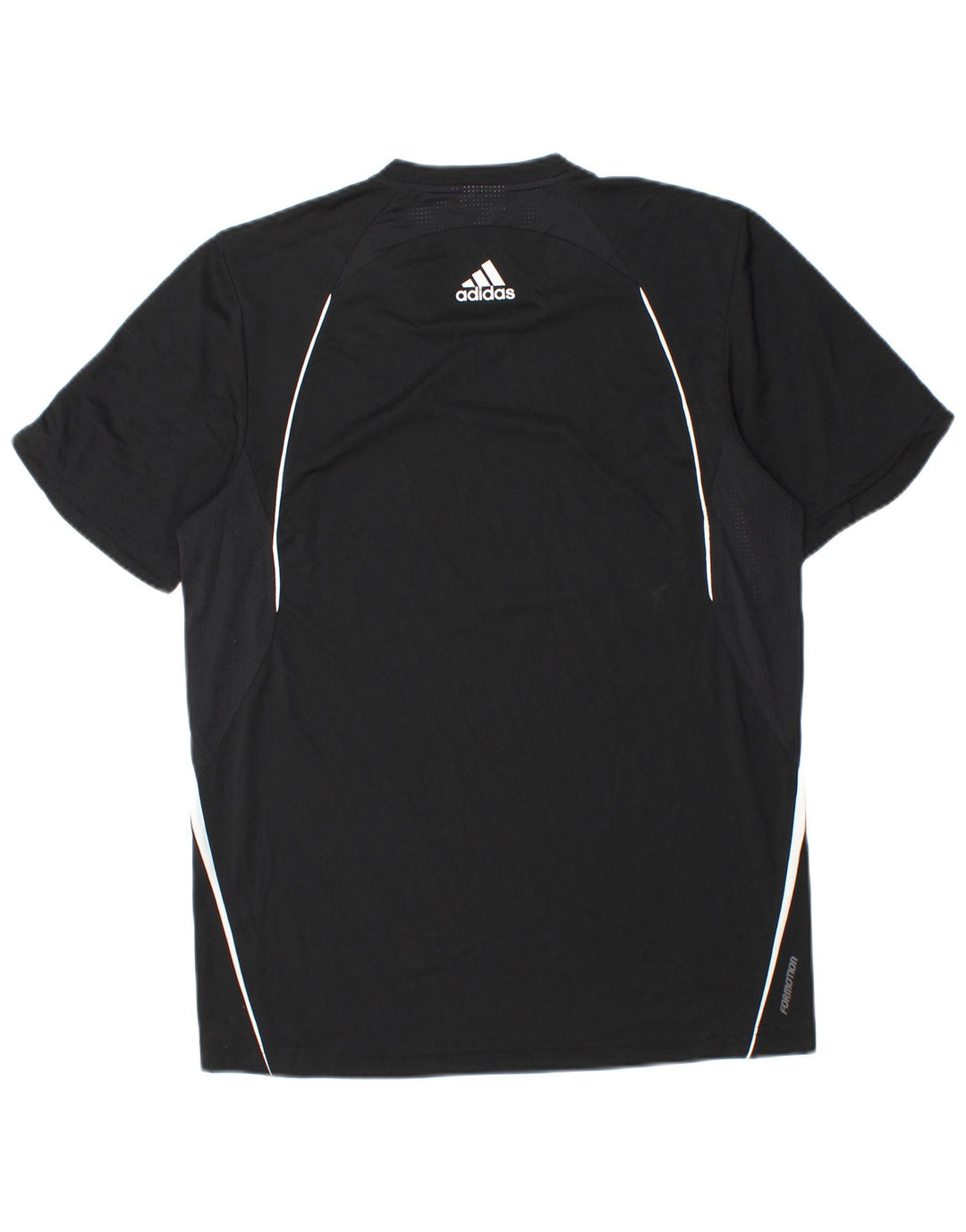 Adidas Mens Clima 365 Graphic T-Shirt Top Medium Black Polyester