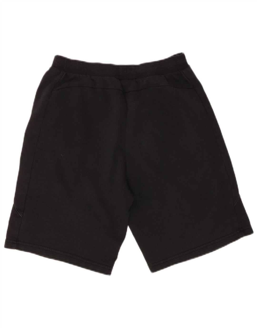 PUMA Mens Graphic Sport Shorts Medium  Black Cotton