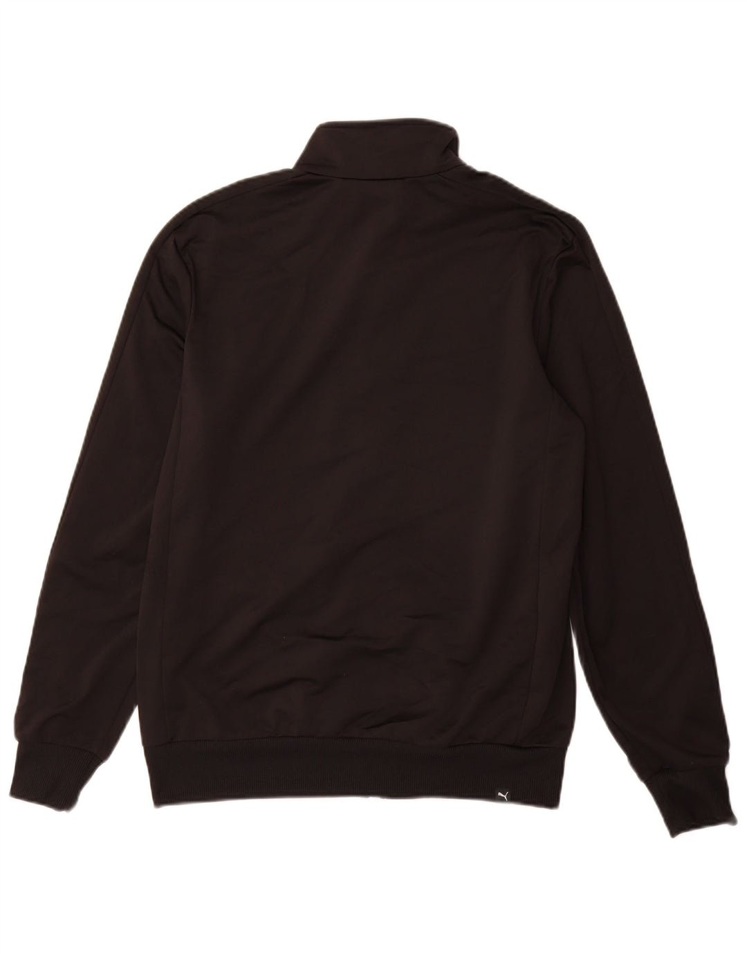 PUMA Mens Graphic Tracksuit Top Jacket Medium Black Polyester