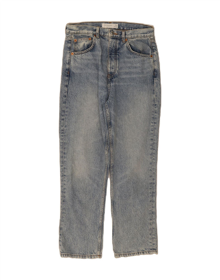 TOPSHOP Womens Straight Jeans W28 L30 Blue Cotton Vintage Topshop and Second-Hand Topshop from Messina Hembry 