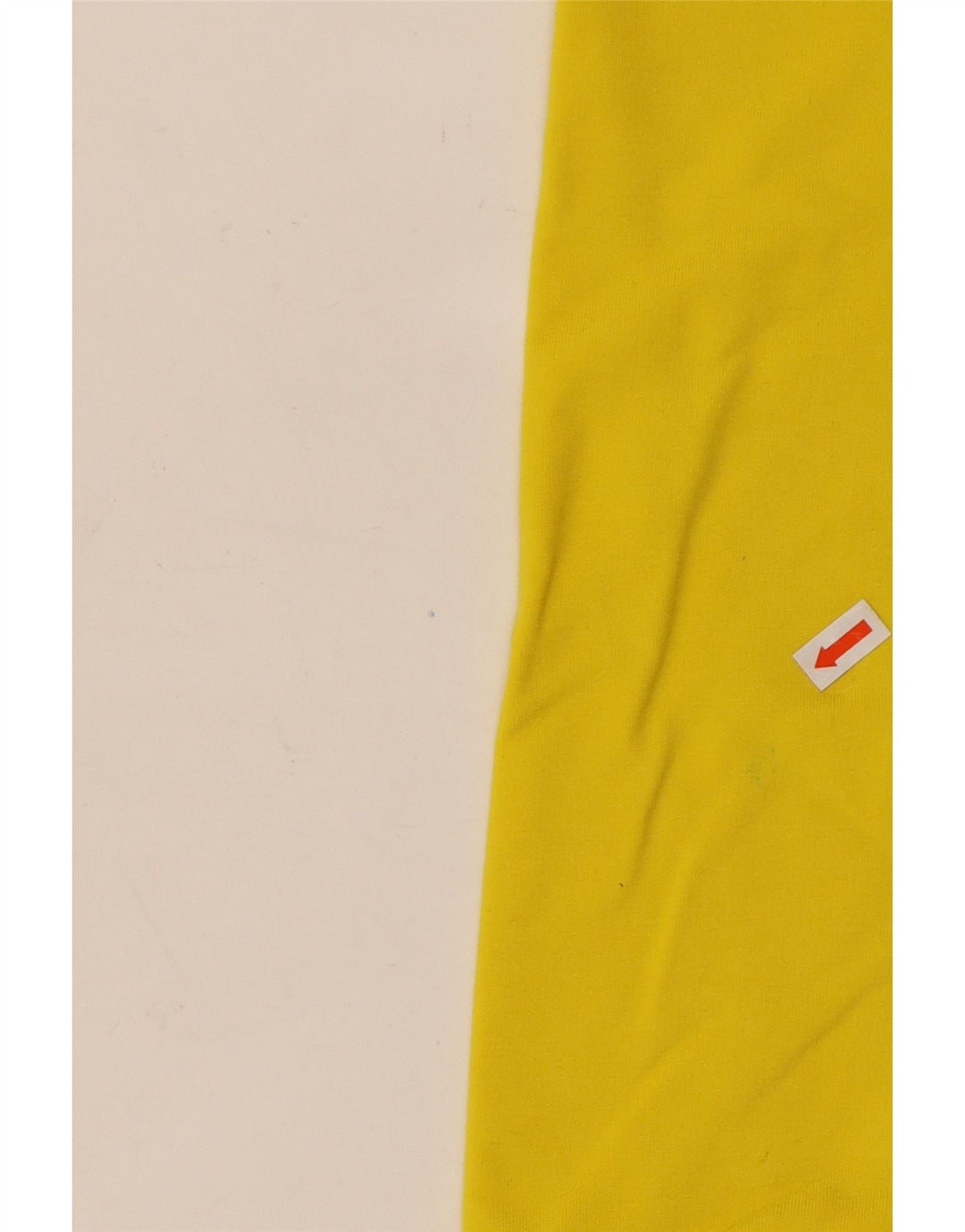 TOMMY HILFIGER Mens Hoodie Jumper Small Yellow Cotton