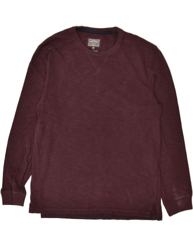 FAT FACE Mens Top Long Sleeve Medium Burgundy Cotton | Vintage Fat Face | Thrift | Second-Hand Fat Face | Used Clothing | Messina Hembry 