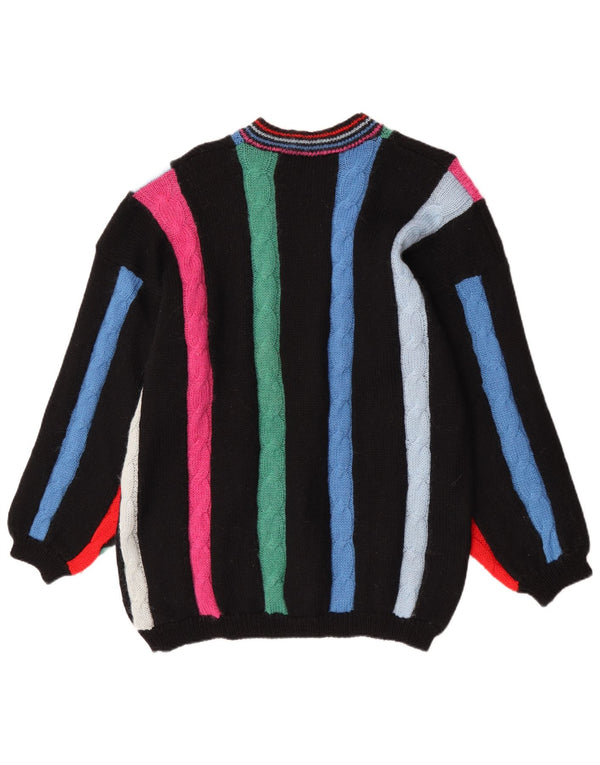 Vintage Womens Crew Neck Jumper Sweater UK 16 Large Multicoloured