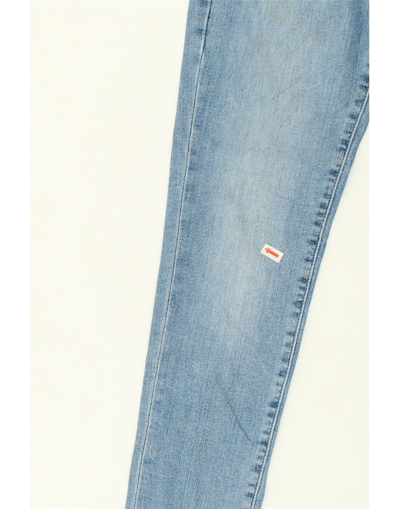 LEVI'S Womens 721 High Rise Skinny Jeans W24 L30 Blue Cotton | Vintage Levi's | Thrift | Second-Hand Levi's | Used Clothing | Messina Hembry 