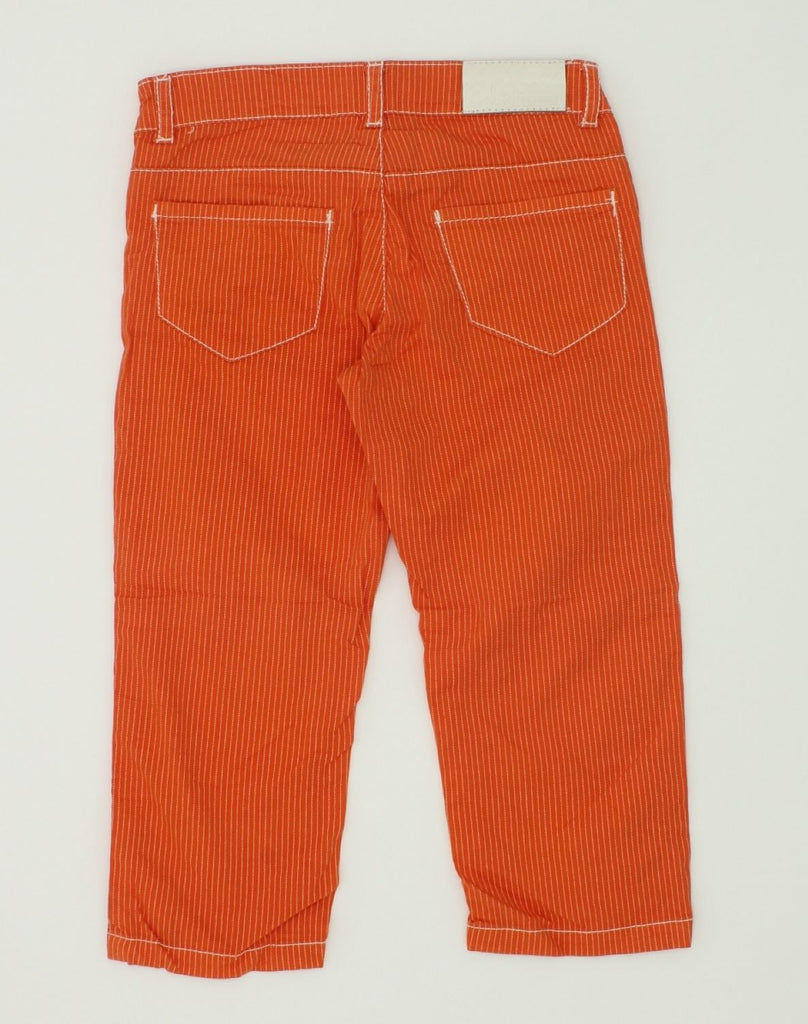 GF FERRE Boys Straight Casual Trousers 2-3 Years W20 L15 Orange Striped | Vintage GF Ferre | Thrift | Second-Hand GF Ferre | Used Clothing | Messina Hembry 